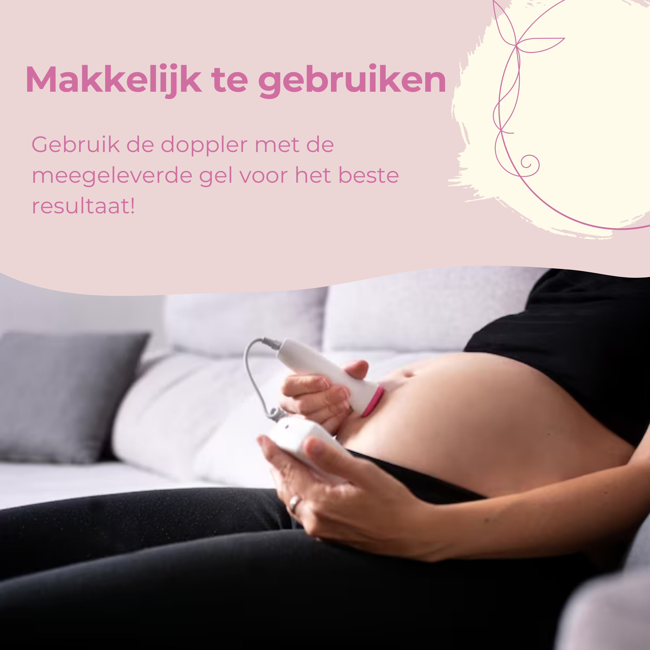Gatson Roze Doppler - Inclusief E-book, Doppler Gel en Batterijen