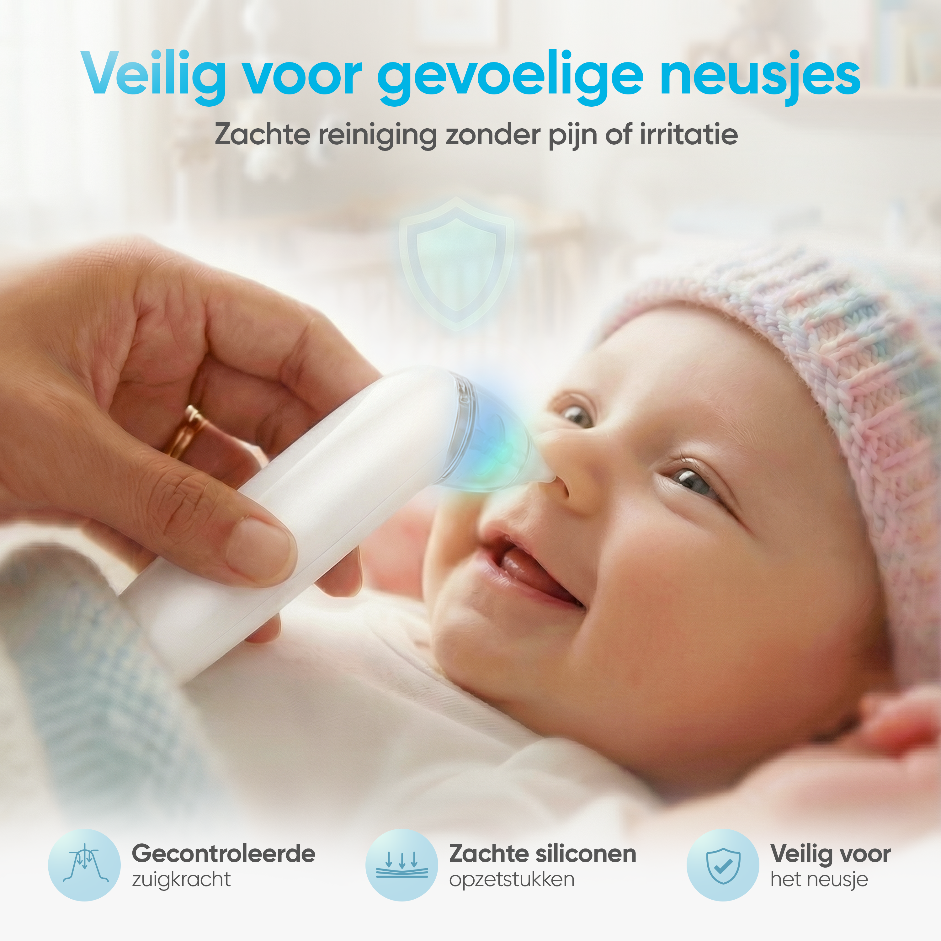 Gatson Baby Neusreiniger - Compact & Stil - Met Melodietje