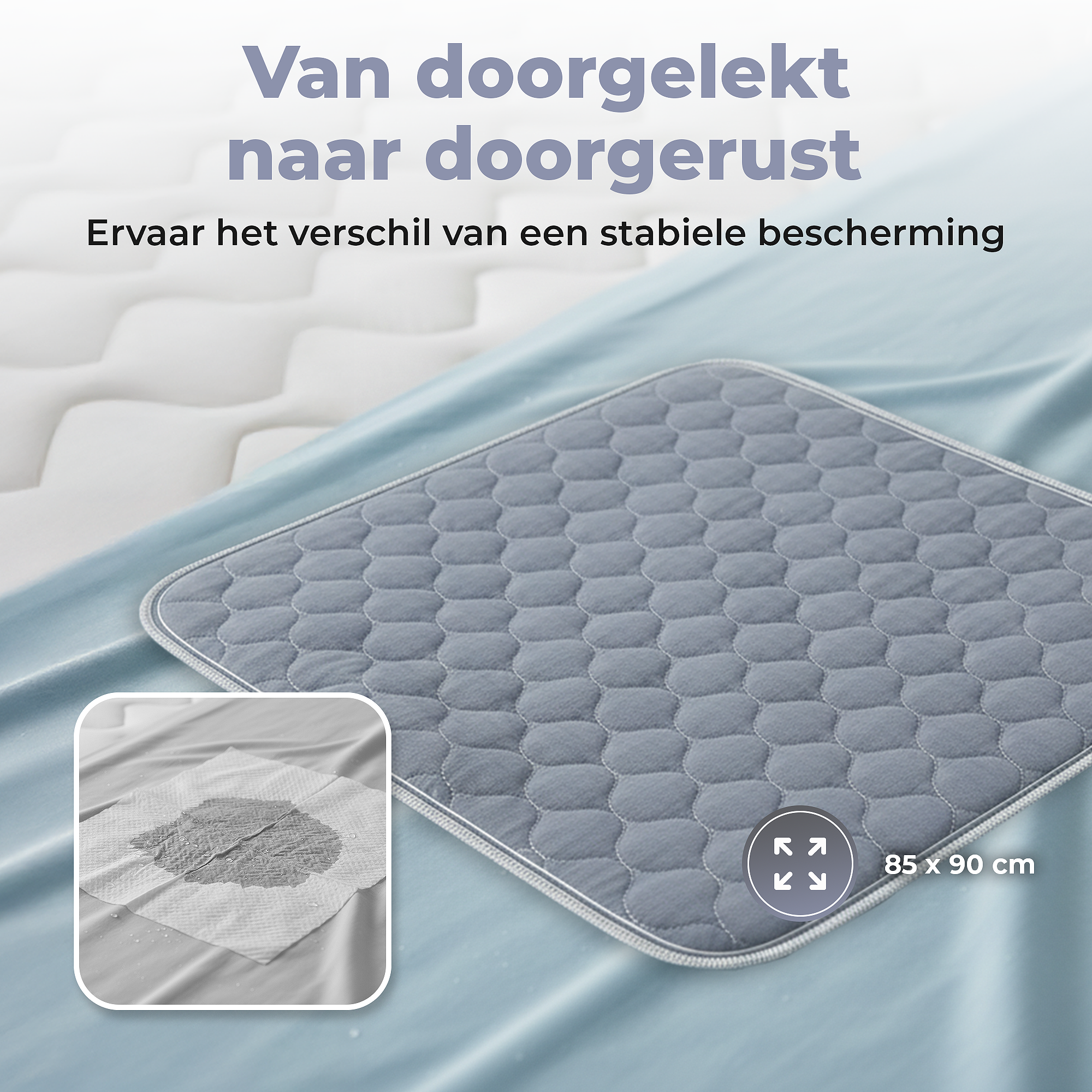 Gatson Wasbare Incontinentie Onderlegger