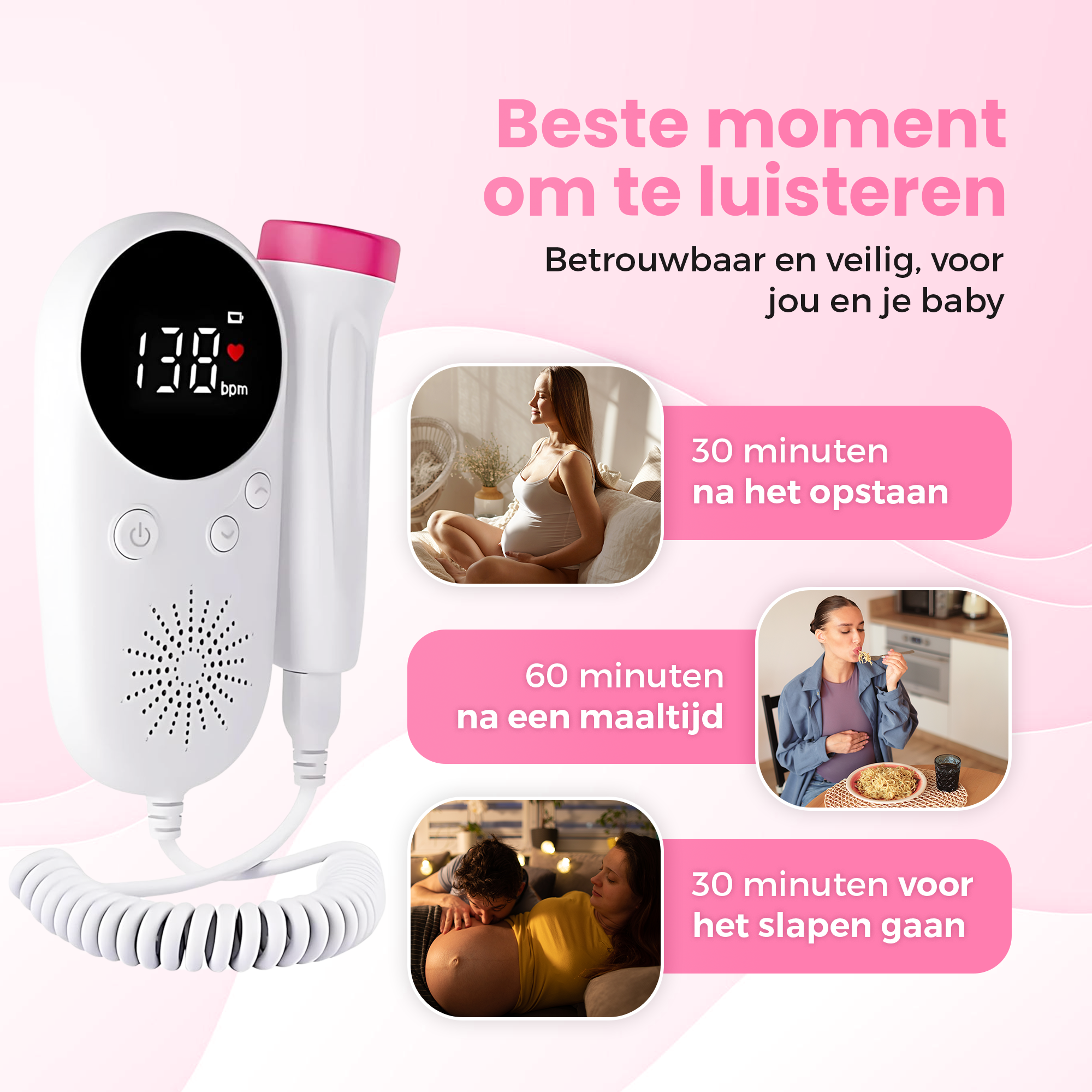 Gatson Doppler Plus - Inclusief E-book, Doppler Gel en Batterijen