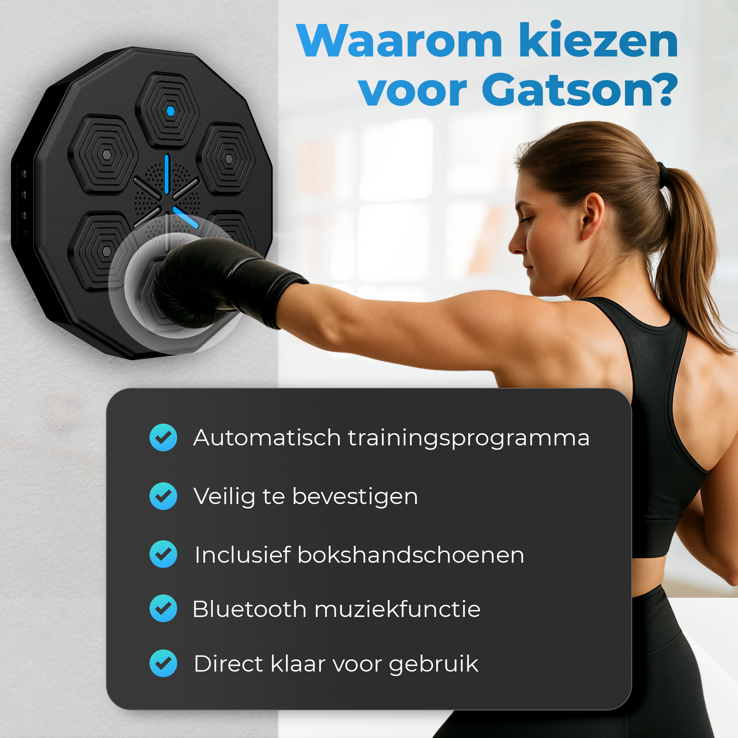 Gatson Boxing Machine - Bokshandschoenen