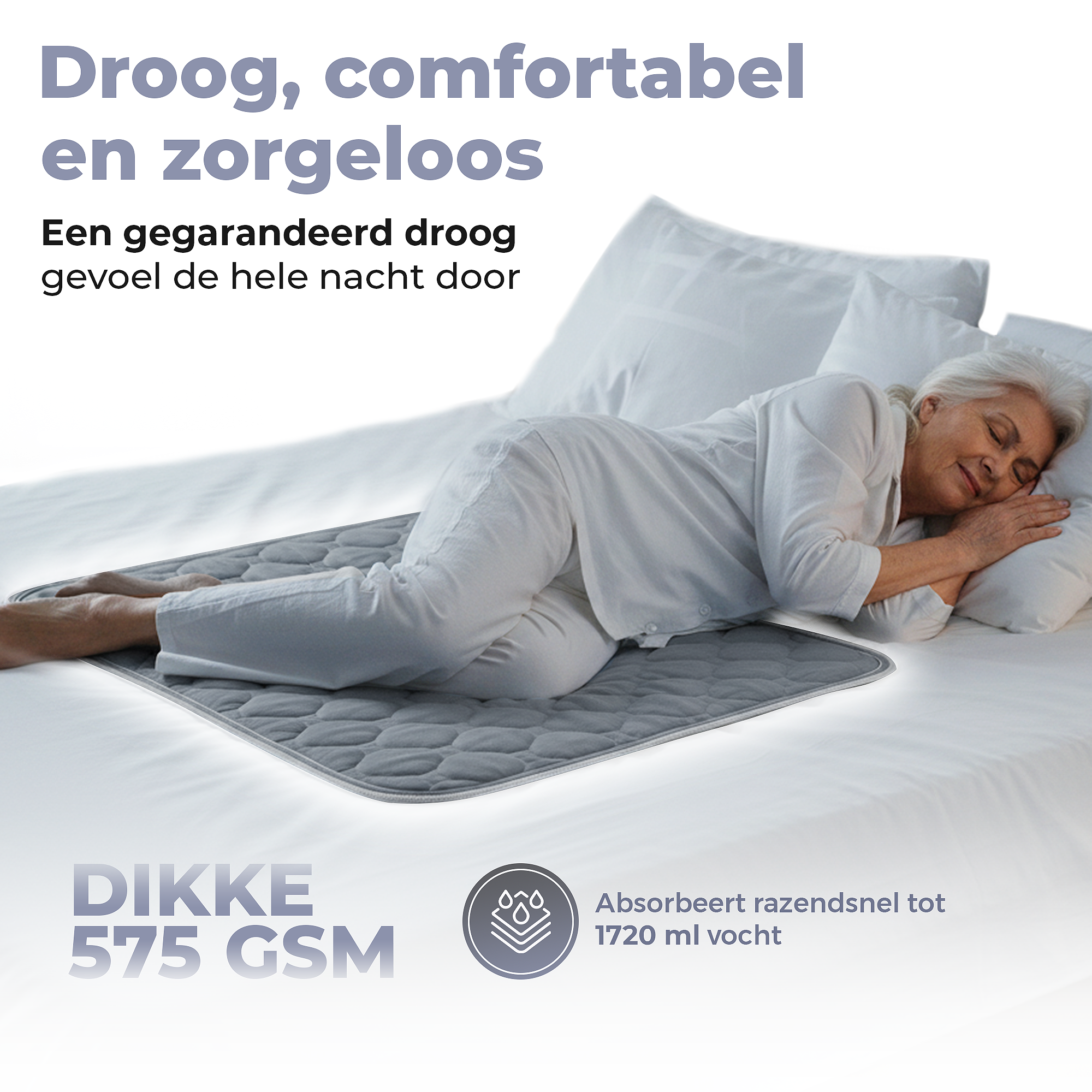 Gatson Wasbare Incontinentie Onderlegger
