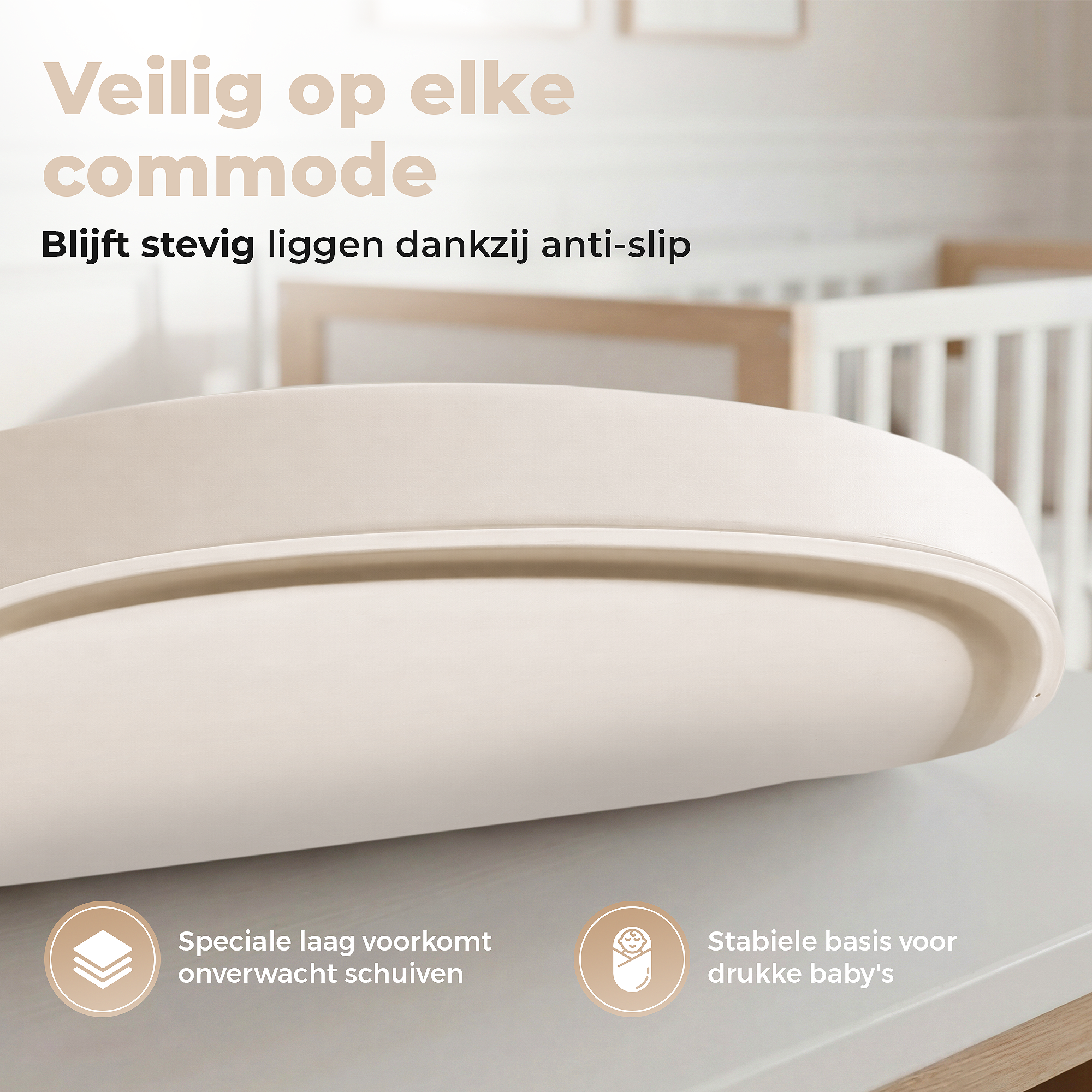 Gatson Aankleedkussen - Inclusief Hydrofiele Doek